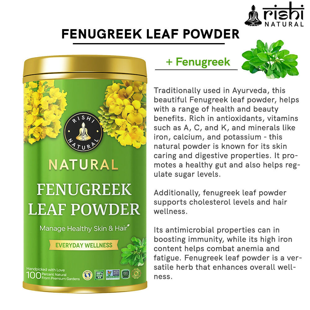 Rishi Natural Fenugreek Leaf Powder