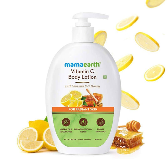 Buy Mamaearth Vitamin C Body Lotion For Radiant Skin from DrMediCart, Ship from India to USA