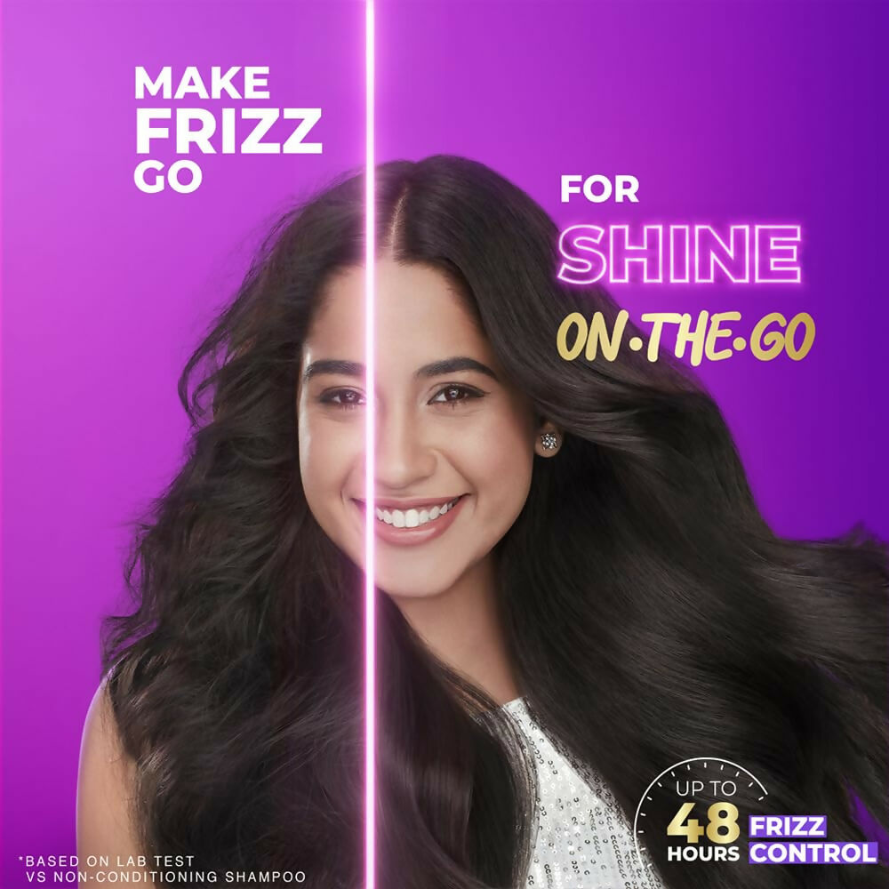 Sunsilk Super Shine Hair Serum For Dry Frizzy Hair, Vitamin E Nourishment, 48 hour frizz free