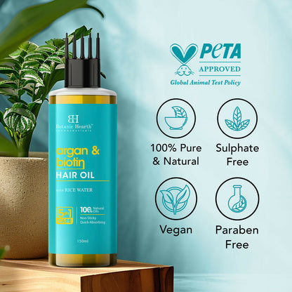 Botanic Hearth Argan & Biotin Hair Oil