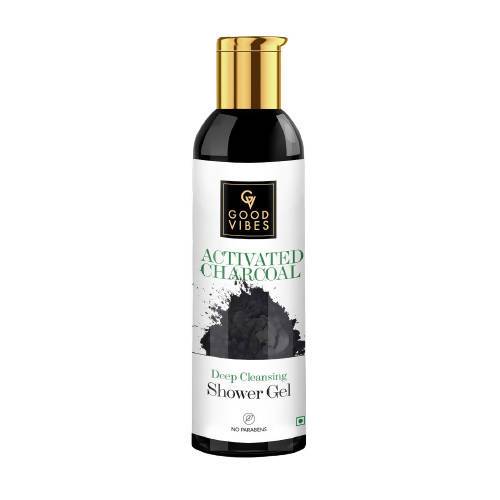 Buy Good Vibes Deep Cleansing Shower Gel (Body Wash) - Activated Charcoal from DrMediCart, Ship from India to USA