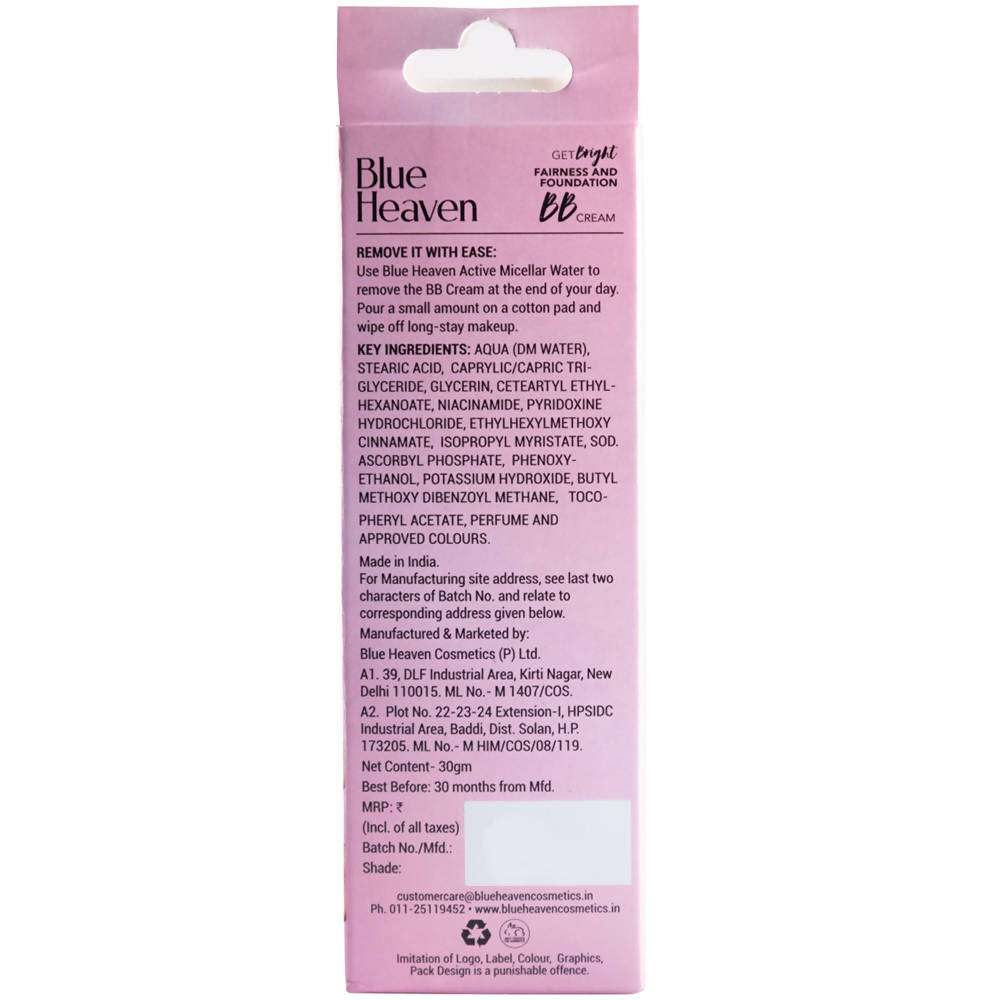 Blue Heaven BB Cream Honey SPF 15 PA+++