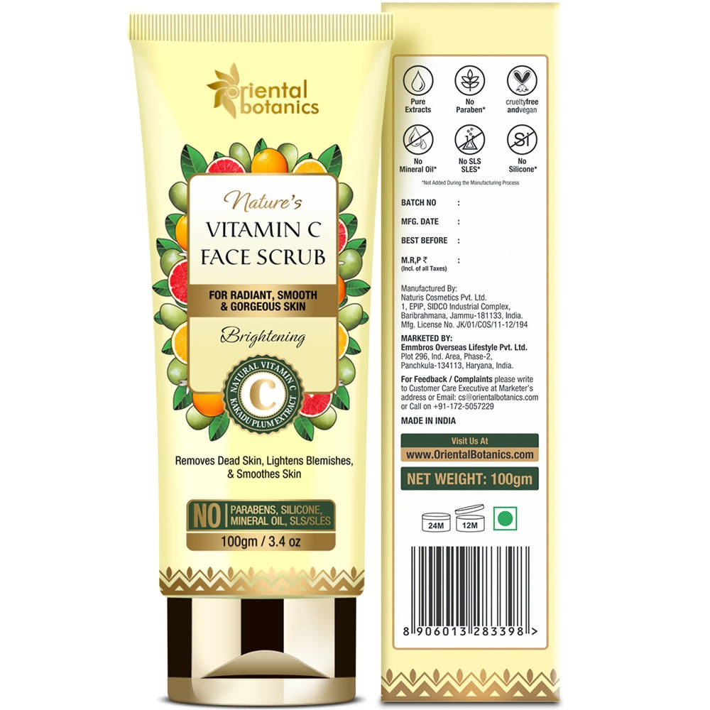 Oriental Botanics Natures Vitamin C Brightening Face Scrub