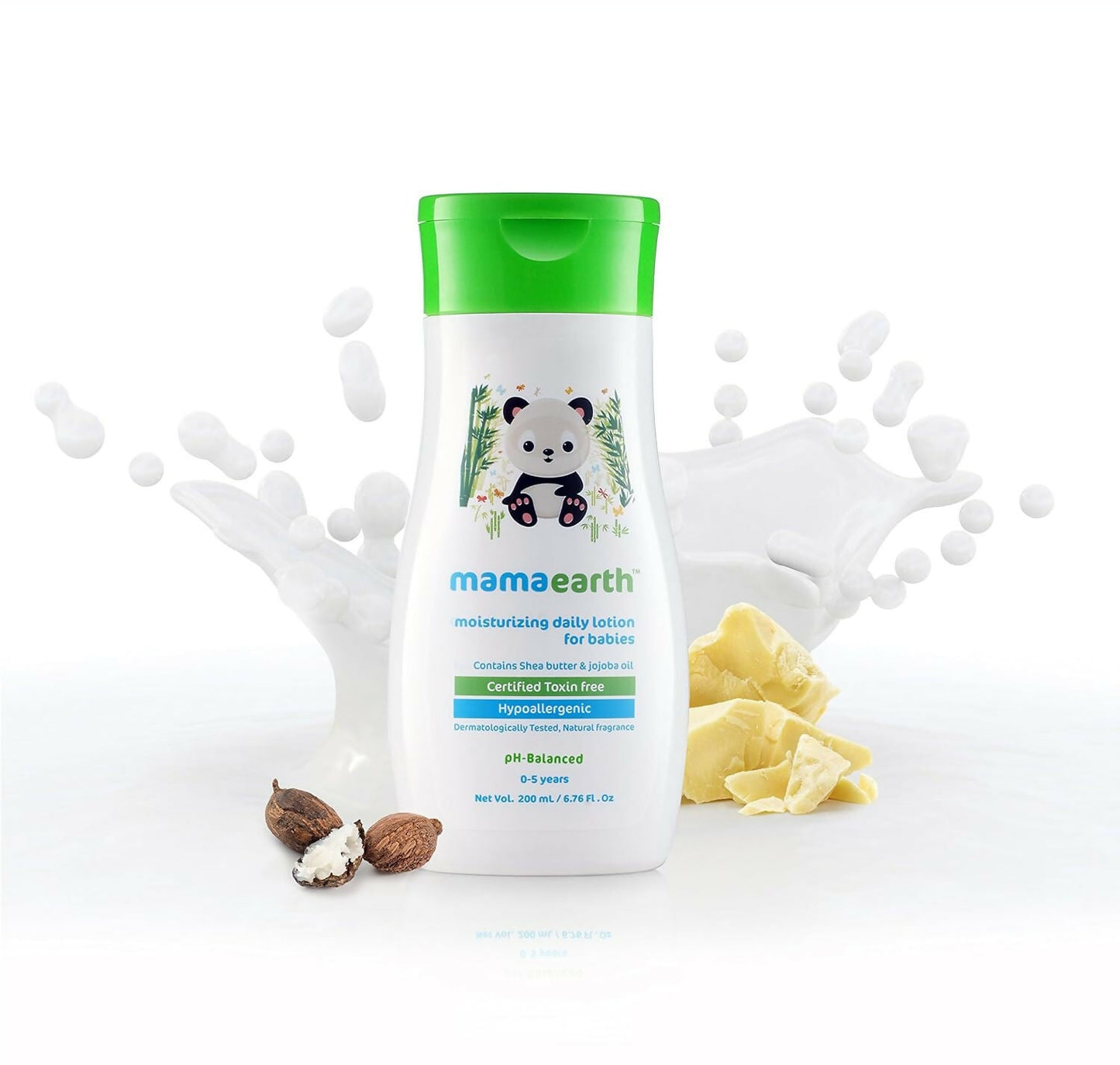 Mamaearth Dusting Powder & Gentle Cleansing Shampoo & Daily Moisturizing Lotion