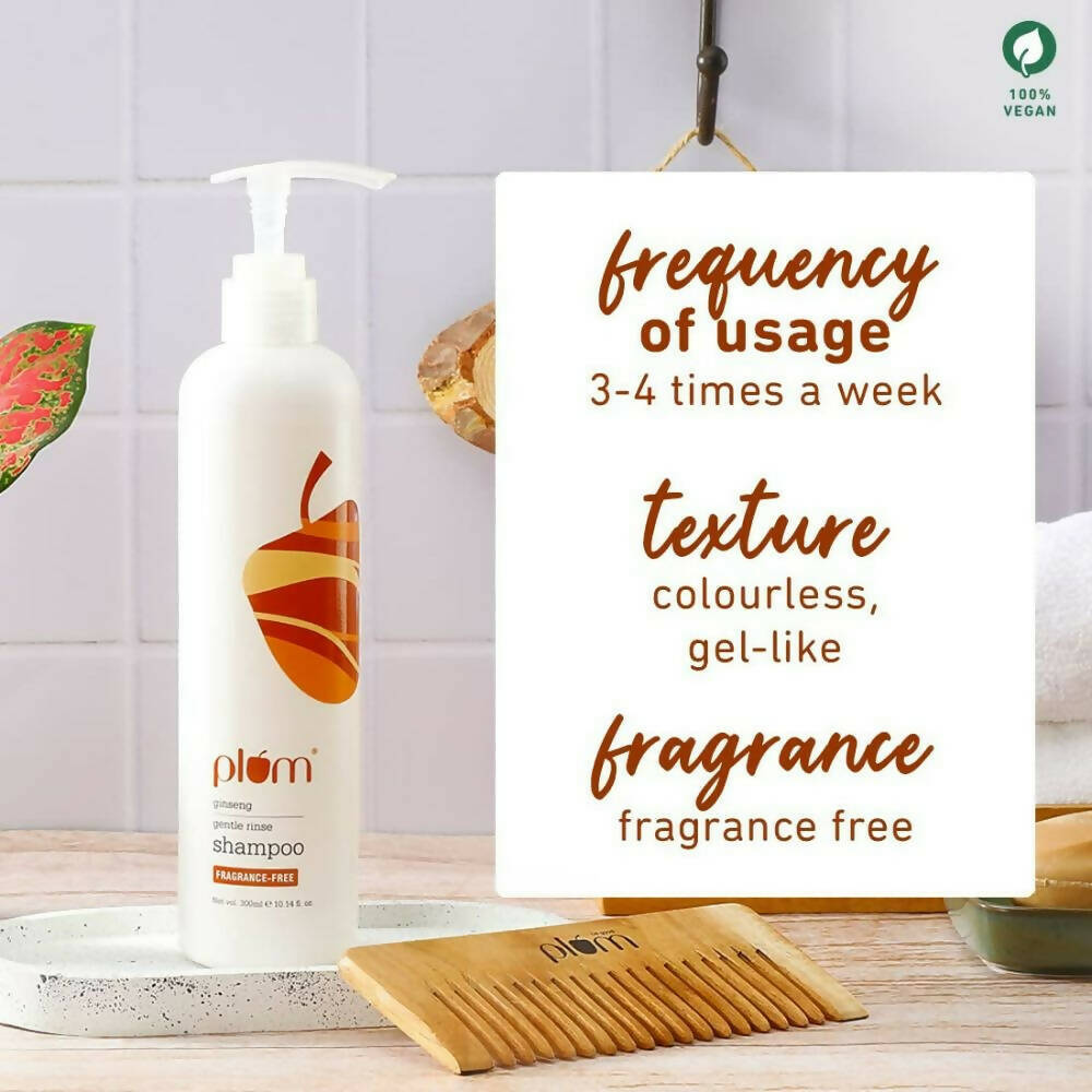 Plum Ginseng Gentle Rinse Shampoo