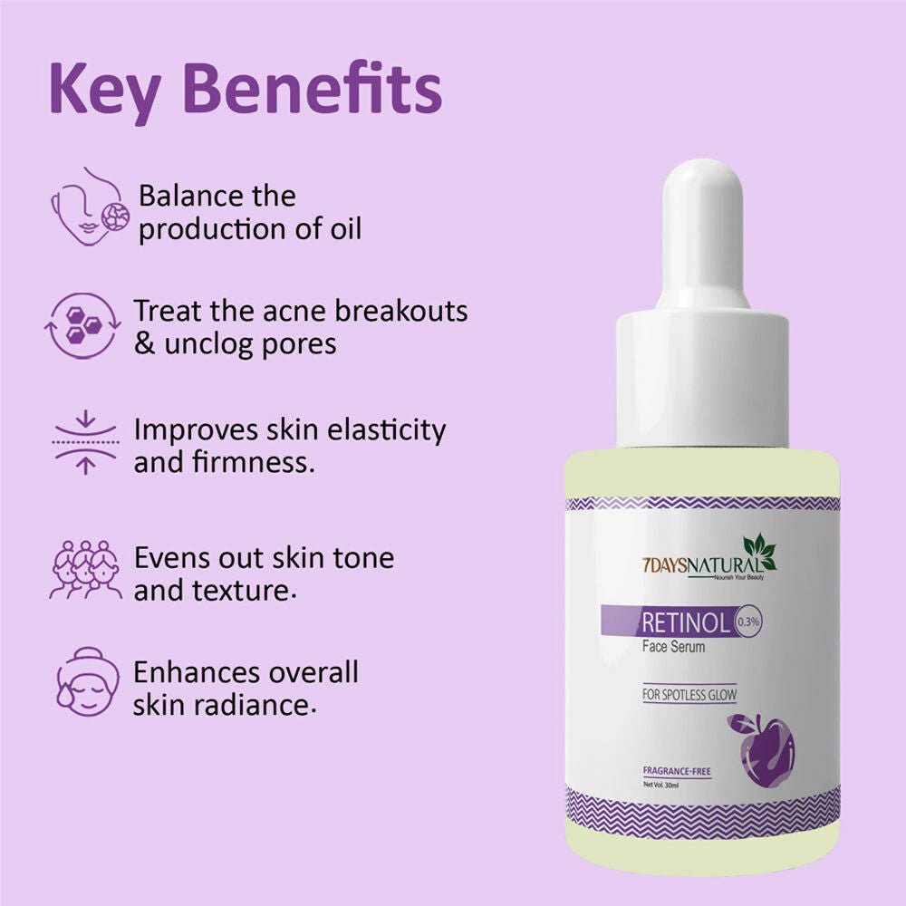 7 Days Organic Retinol Serum for Face
