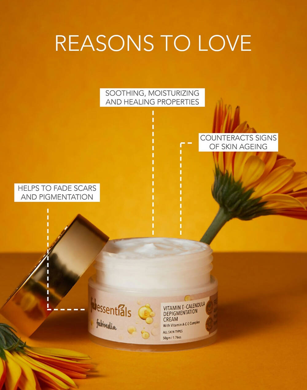 fabessentials vitamin e calendula depigmentation cream 1 buy in usa