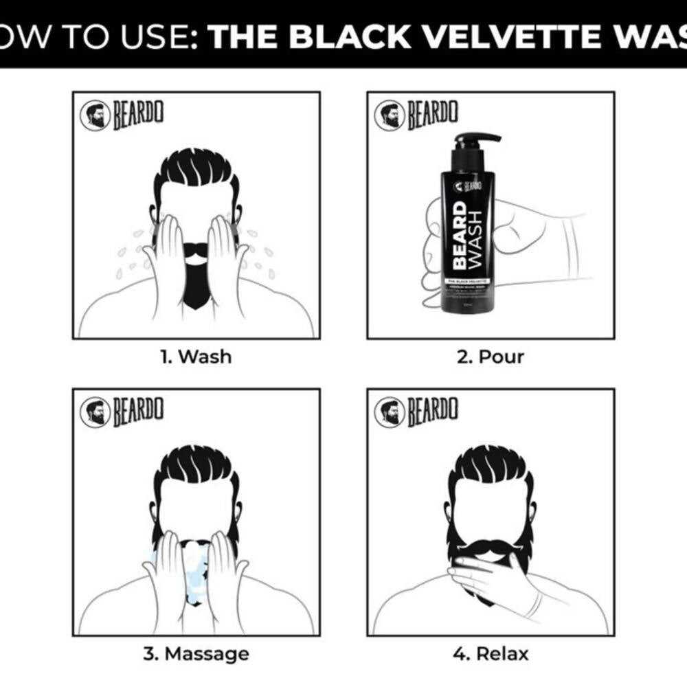 Beardo The Black Velvette Wash - DrMediCart