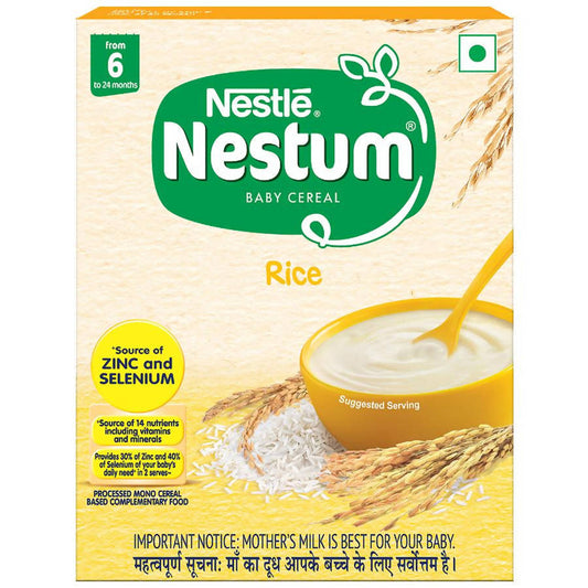 Buy Nestle Nestum Baby Cereal - Rice, From 6-24 Months from DrMediCart, Ship from India to USA