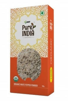 MRT Organics Pure India White Pepper Powder