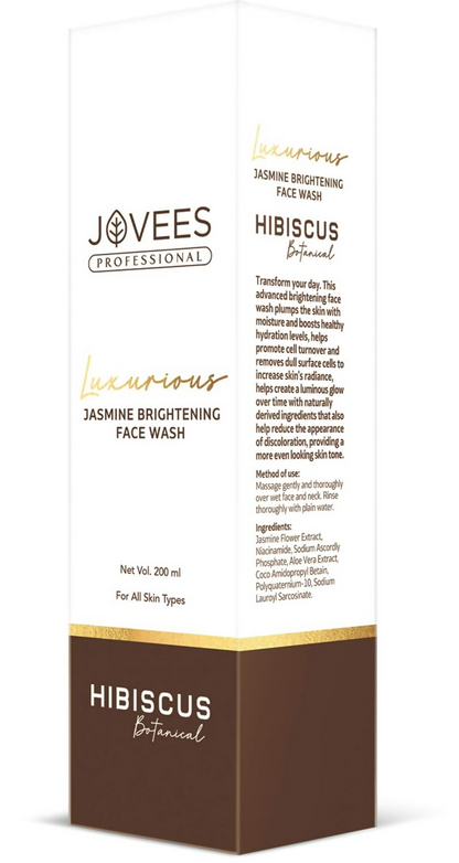 Jovees Professional Jasmine Brightening Face Wash with Aloe Vera
