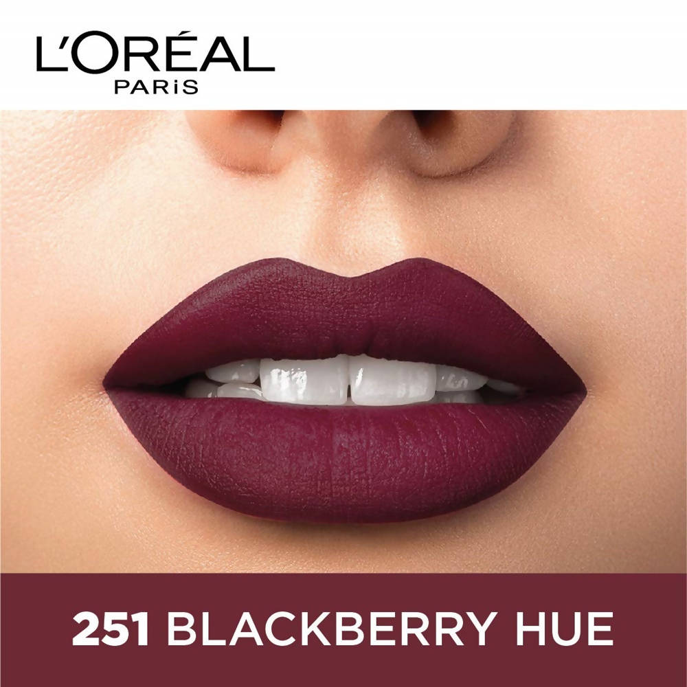 L'Oreal Paris Color Riche Moist Matte Lipstick - 251 Blackberry Hue - DrMediCart