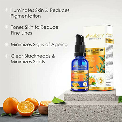 Astaberry Professional Skin illuminate Face Serum with Vitamin C
