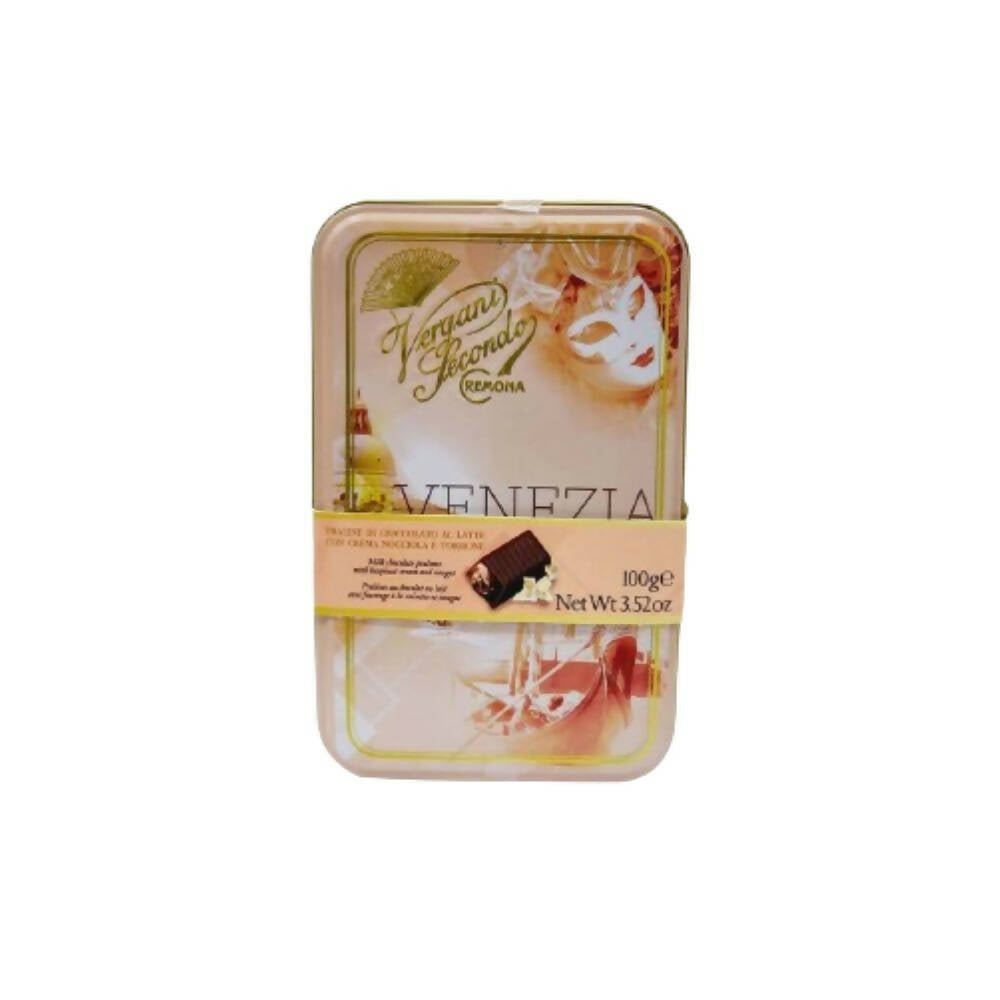 Buy Ajfan Milk Chocolate Hazelnut Pralines in Venezia Gift Tin from DrMediCart