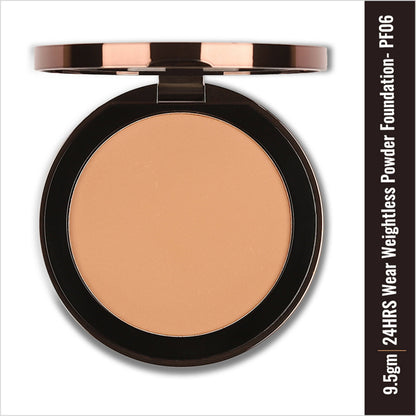 Colorbar 24Hrs Wear Weightless Powder Foundation Pf 6
