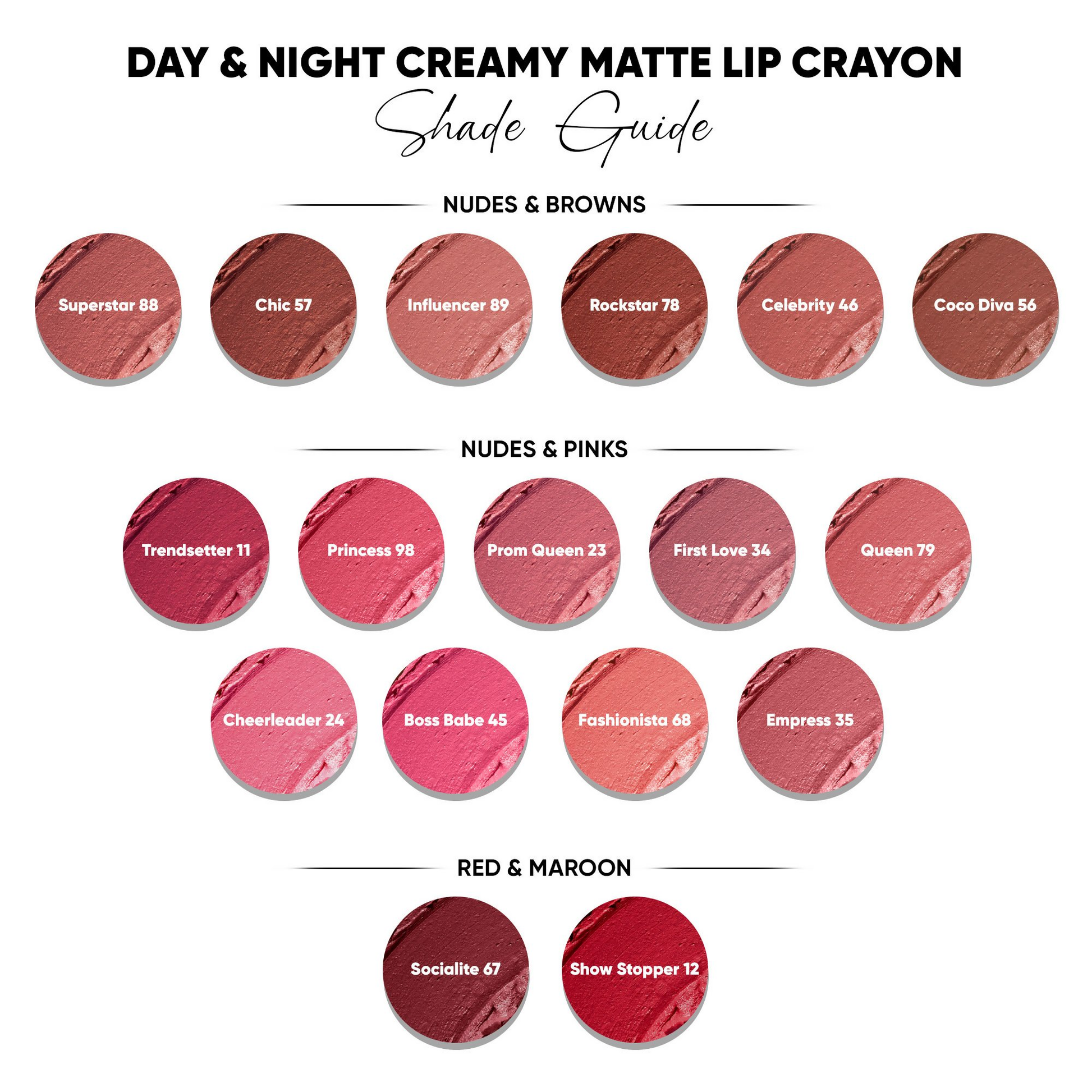 Parul Garg Beauty Day & Night Creamy Matte Lip Crayon - Trendsetter 11