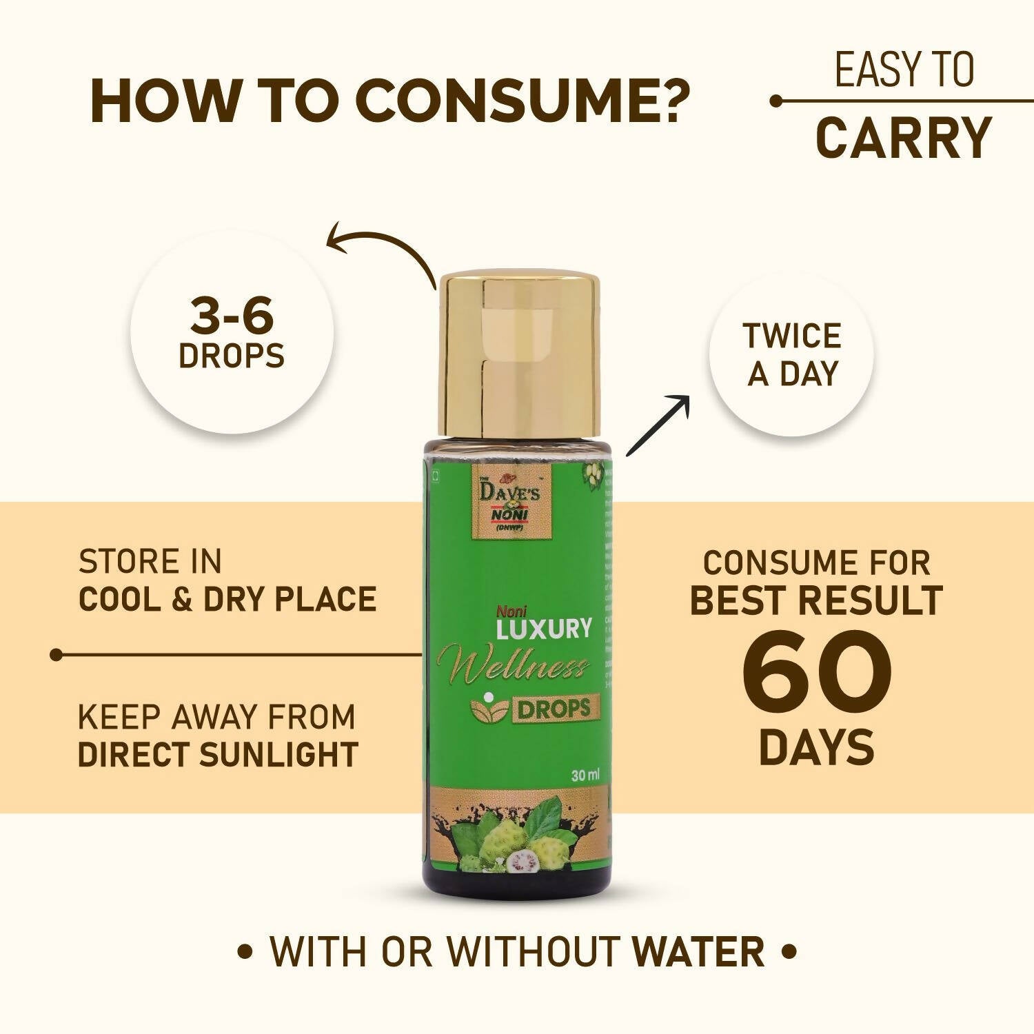The Dave's Noni Luxury Wellness Drops - Drmedicart