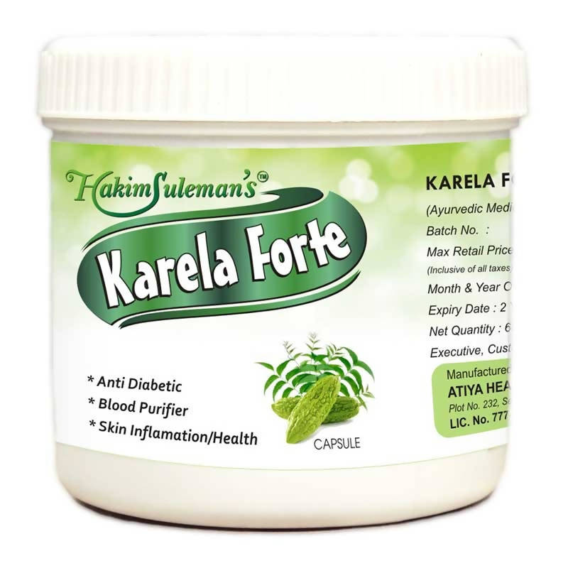 Buy Hakim Suleman's Karela Forte Capsules from DrMediCart, Ship from India to USA