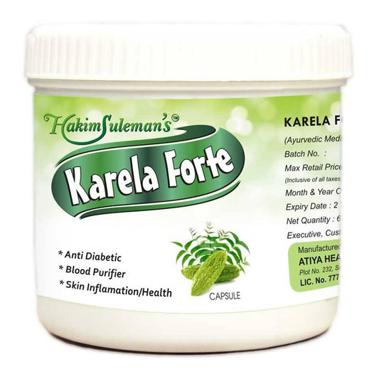 Buy Hakim Suleman's Karela Forte Capsules from DrMediCart, Ship from India to USA