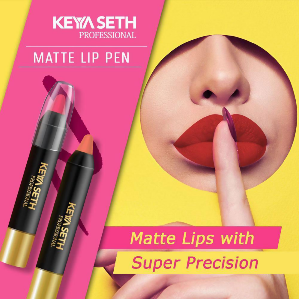 Keya Seth Professional Matte Lip Pen - Bright Red