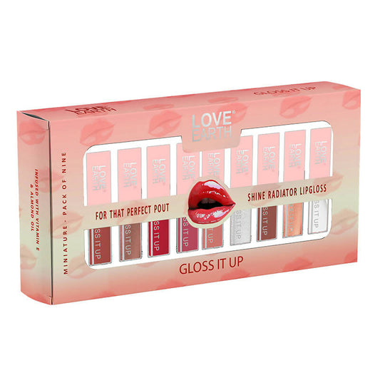 Buy Love Earth Lip Gloss Combo from DrMediCart, Ship from India to USA