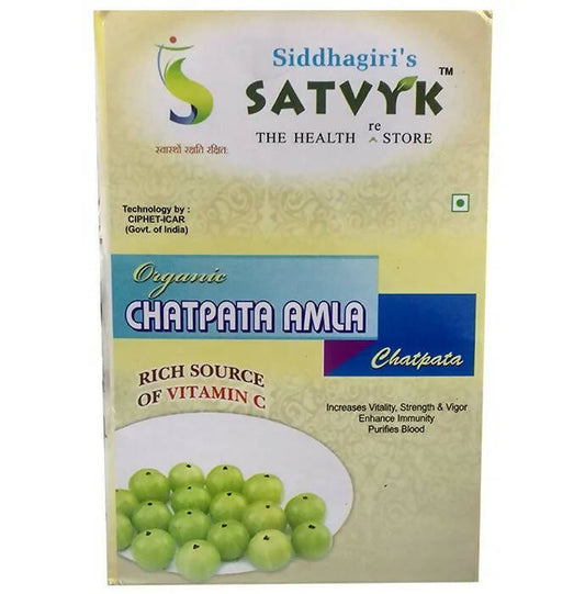 Buy Siddhagiri's Satvyk Organic Amla Chatpata Candy from DrMediCart, Ship from India to USA