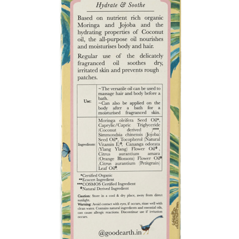 Amritam by Good Earth Ylang Ylang Moisturising Body & Hair Oil