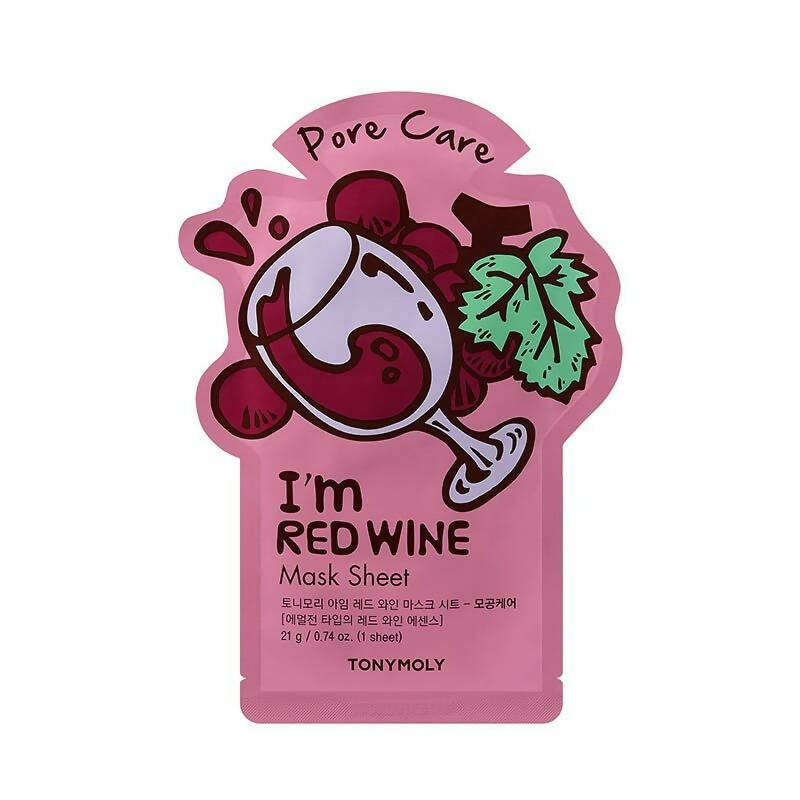 Tonymoly I'M Red Wine Mask Sheet - Korean Skincare