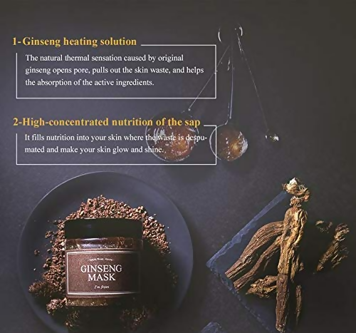 I'm From Ginseng Mask Detox Elasticity Anti Aging