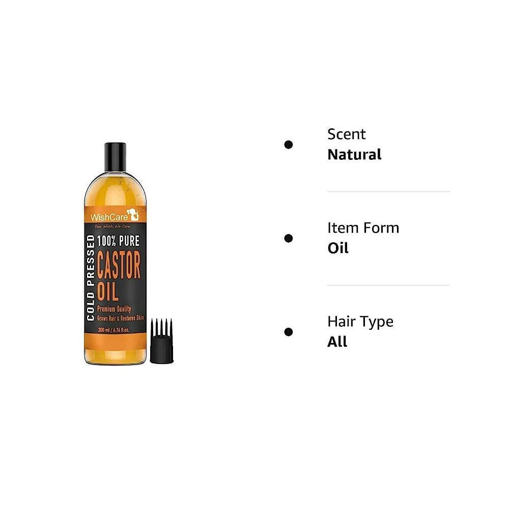 WishCare Premium Cold Pressed Castor Oil - Drmedicart