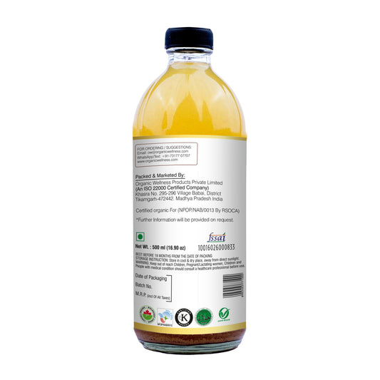 Buy Organic Wellness Apple Cider Vinegar with Mother, Ginger & Turmeric from DrMediCart, Ship from India to USA