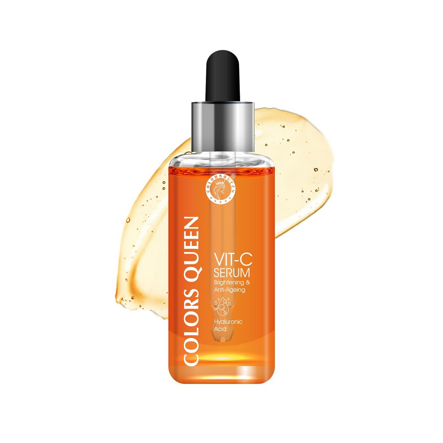 Colors Queen Vitamin C Face Serum For Glowing Skin With Hyaluronic Acid