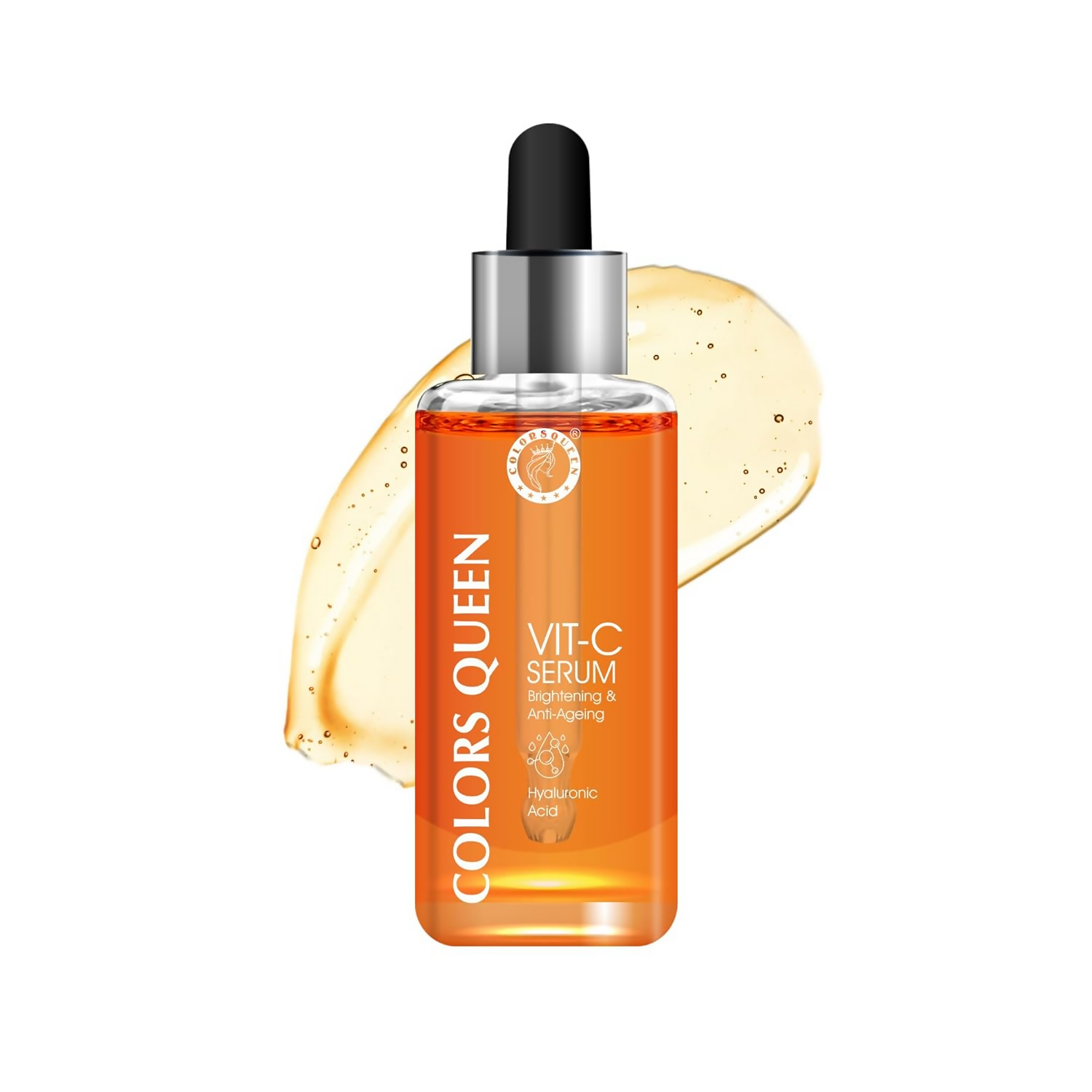 Colors Queen Vitamin C Face Serum For Glowing Skin With Hyaluronic Acid