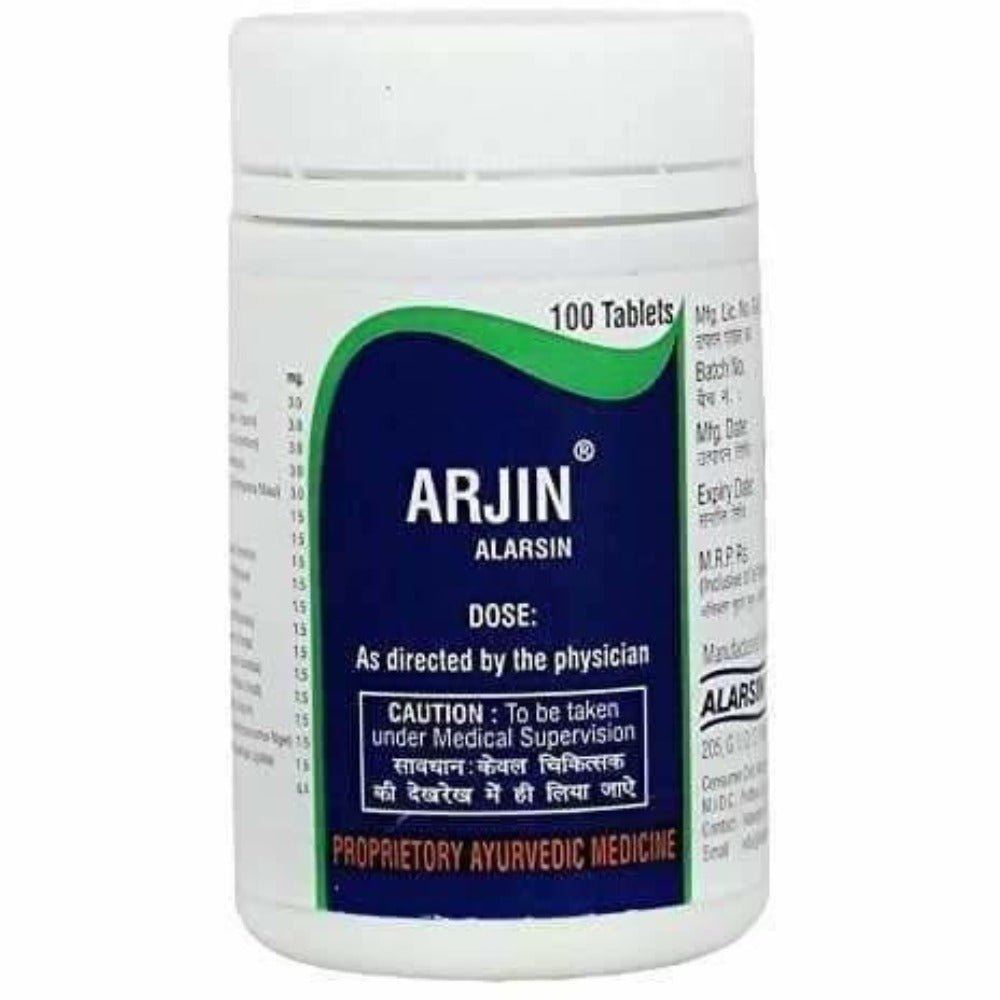 Buy Alarsin Ayurvedic Arjin Tablet from DrMediCart, Ship from India to USA