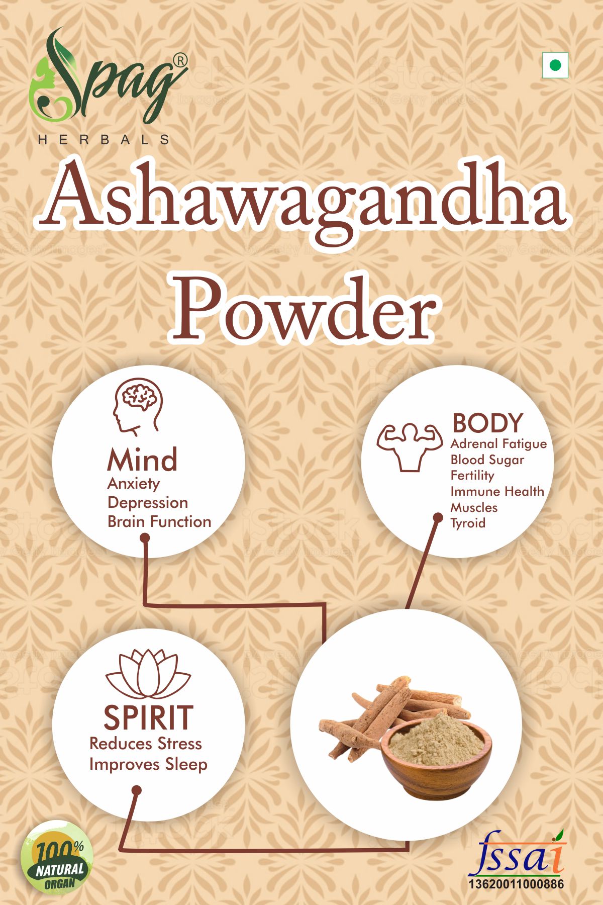 Spag Herbals Ashwagandha Powder