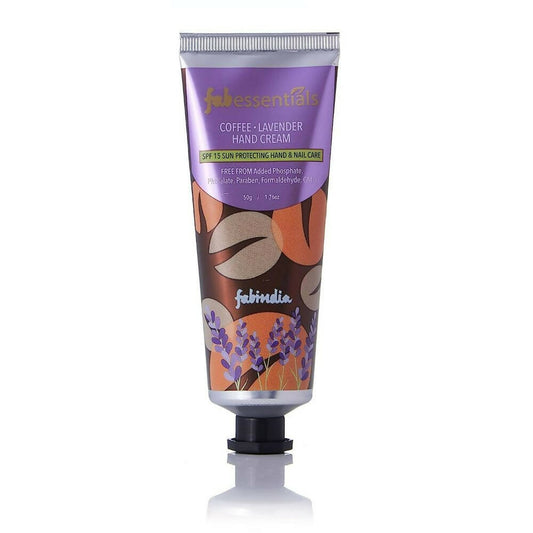 Fabessentials Coffee Lavender Hand Cream - SPF 15