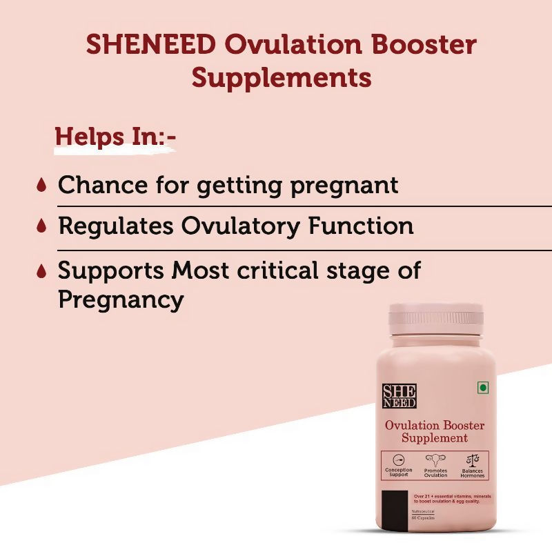 SheNeed Ovulation Booster Supplement For Women Capsules