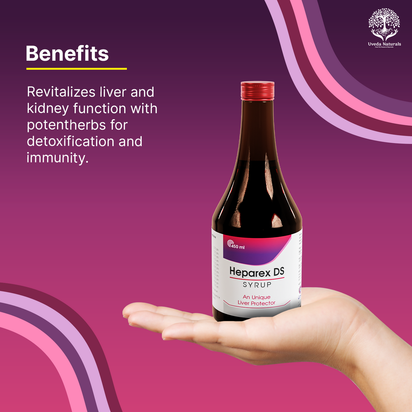 Uveda Naturals Heparex DS Syrup