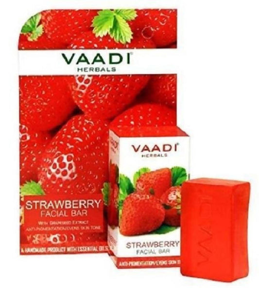 Buy Vaadi Herbals Strawberry Facial Bar from DrMediCart, Ship from India to USA