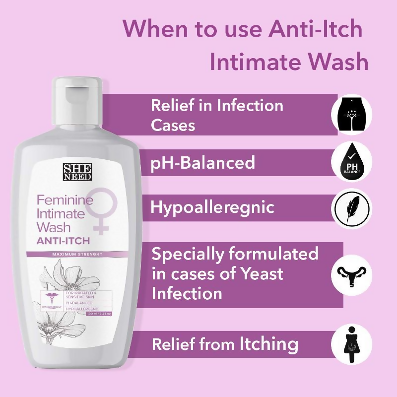 SheNeed Anti-itch Feminine Intimate Wash