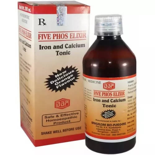 Buy Bangalore Bio-Plasgens Five Phos Elixir Tonic from DrMediCart, Ship from India to USA