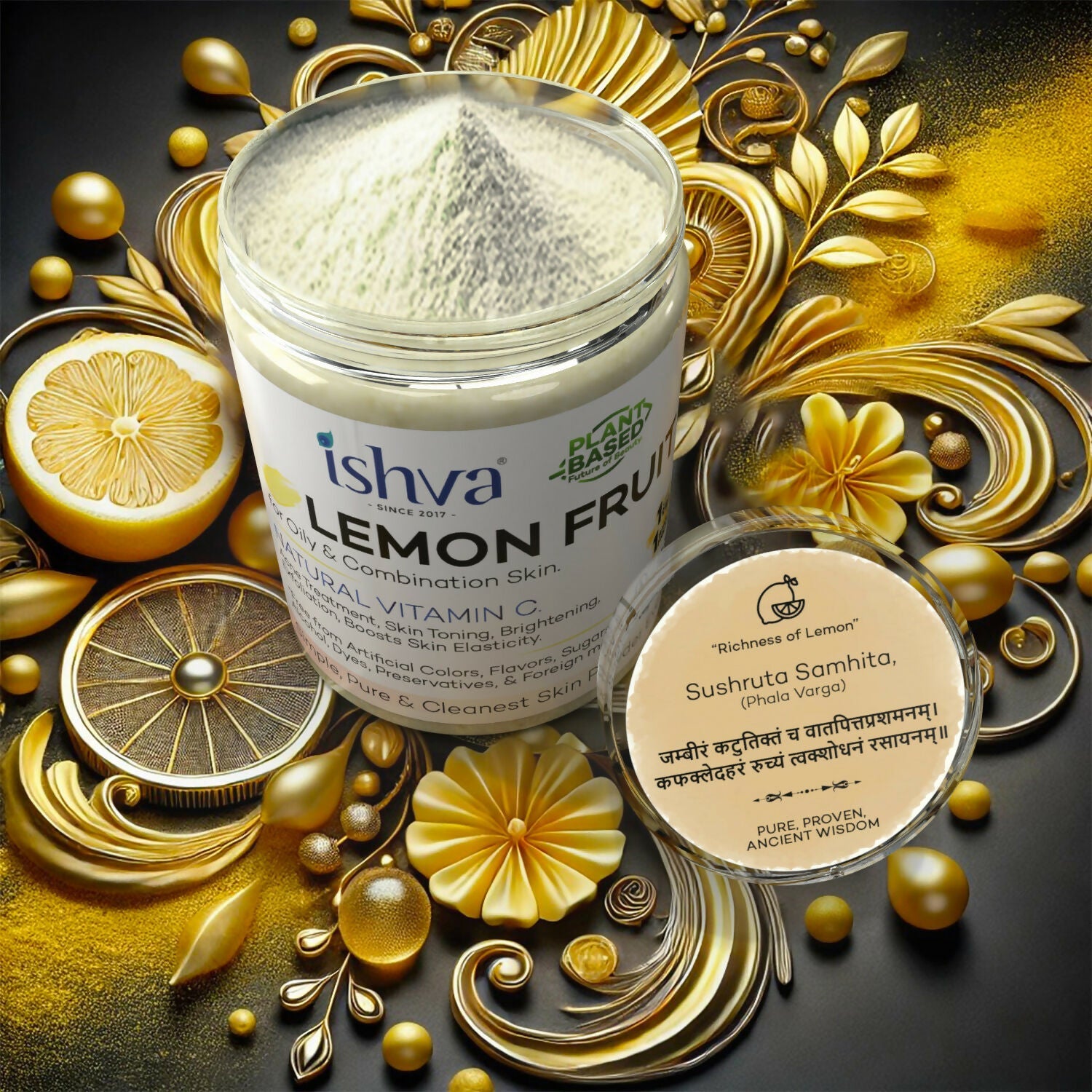 Ishva Lemon Powder For Skin