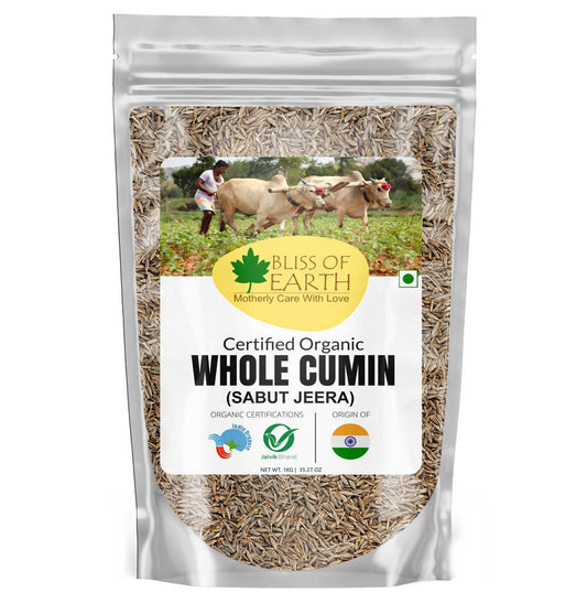 Buy Bliss of Earth Whole Cumin (Jeera) from DrMediCart, Ship from India to USA