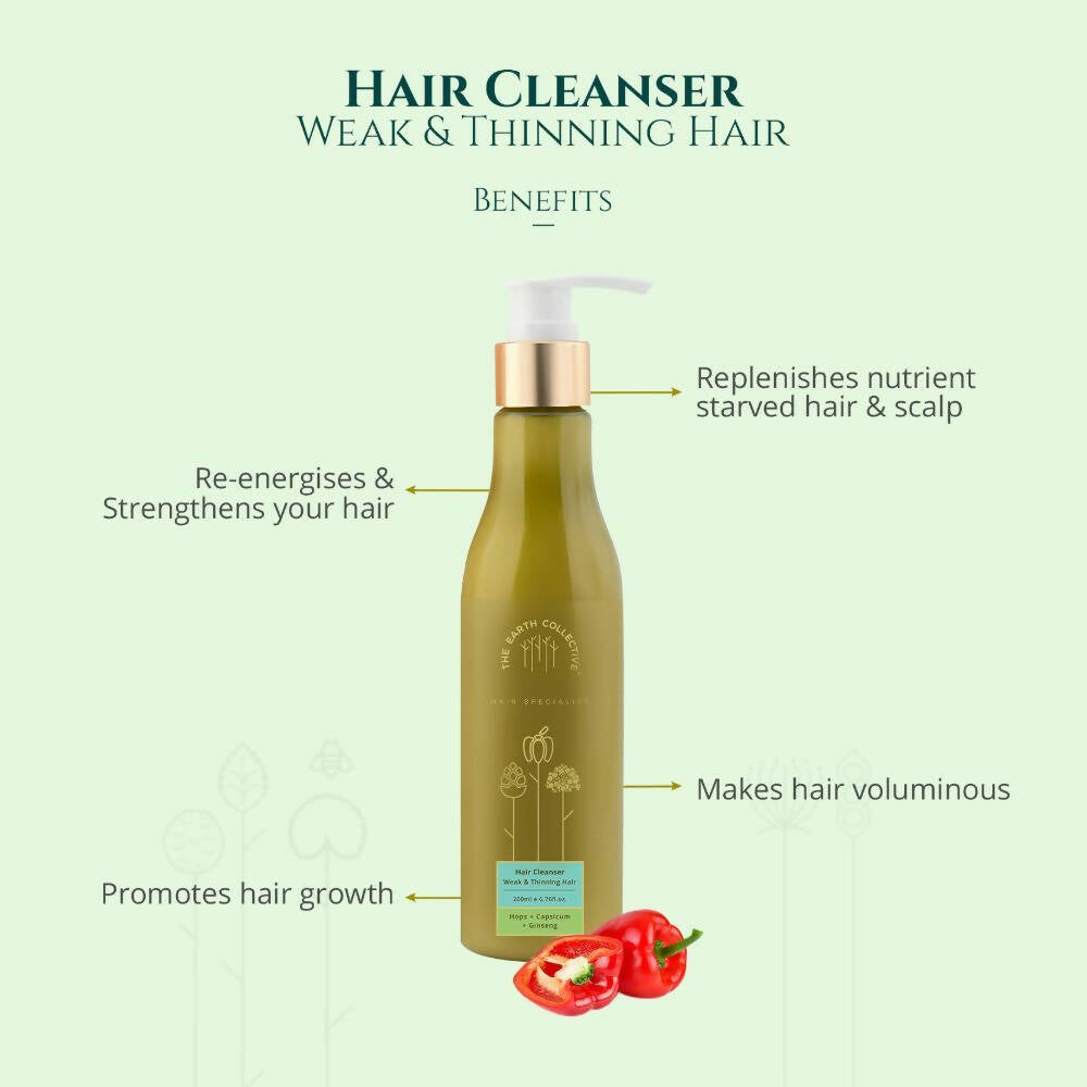 The Earth Collective Hair Cleanser - Weak & Thinning Hair - Drmedicart