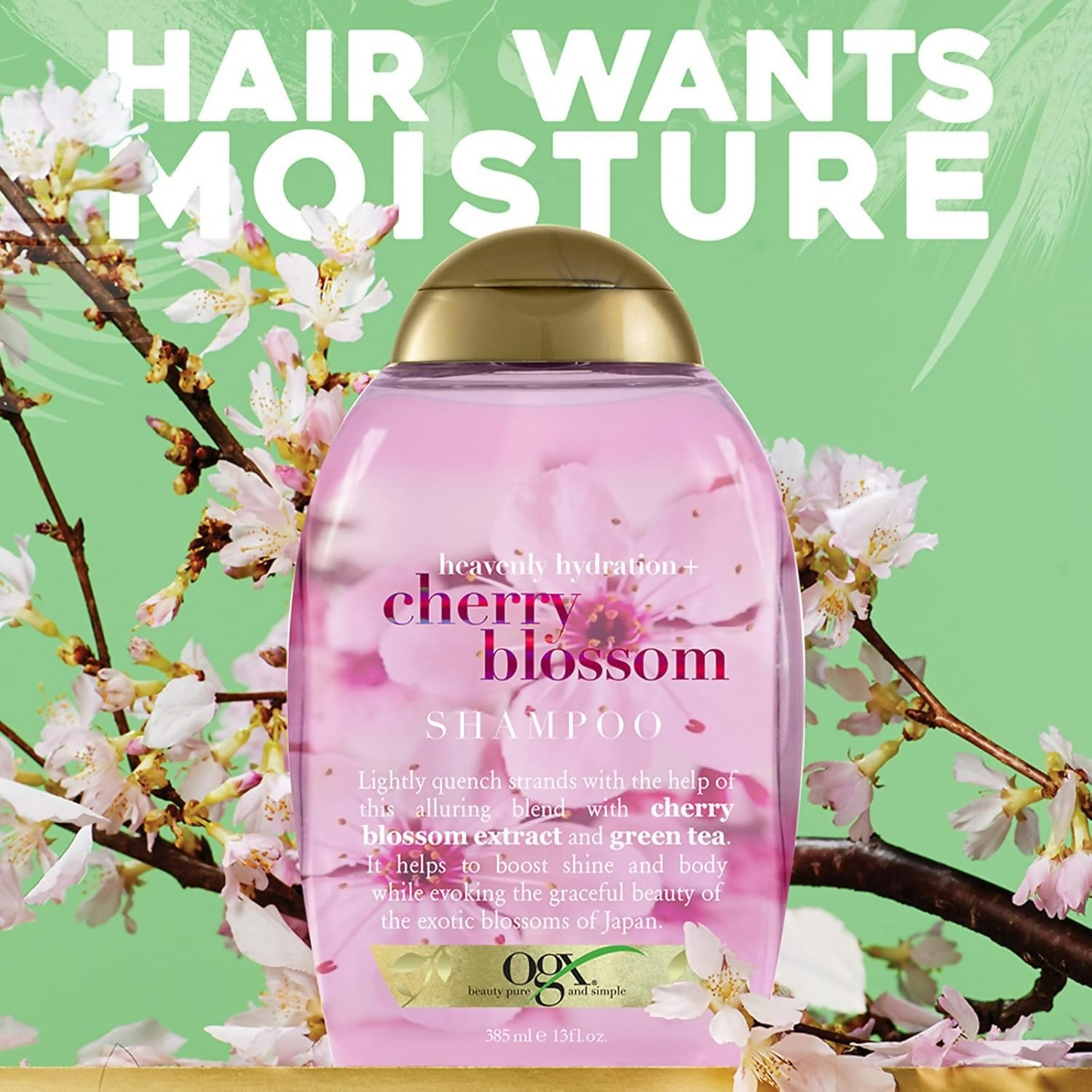 OGX Heavenly Hydration Cherry Blossom Shampoo