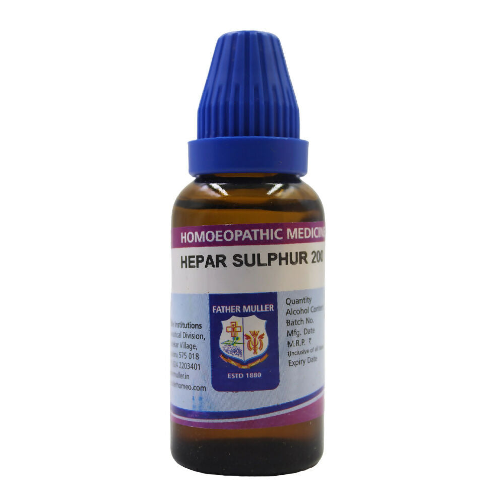 Father Muller Hepar Sulphur Dilution