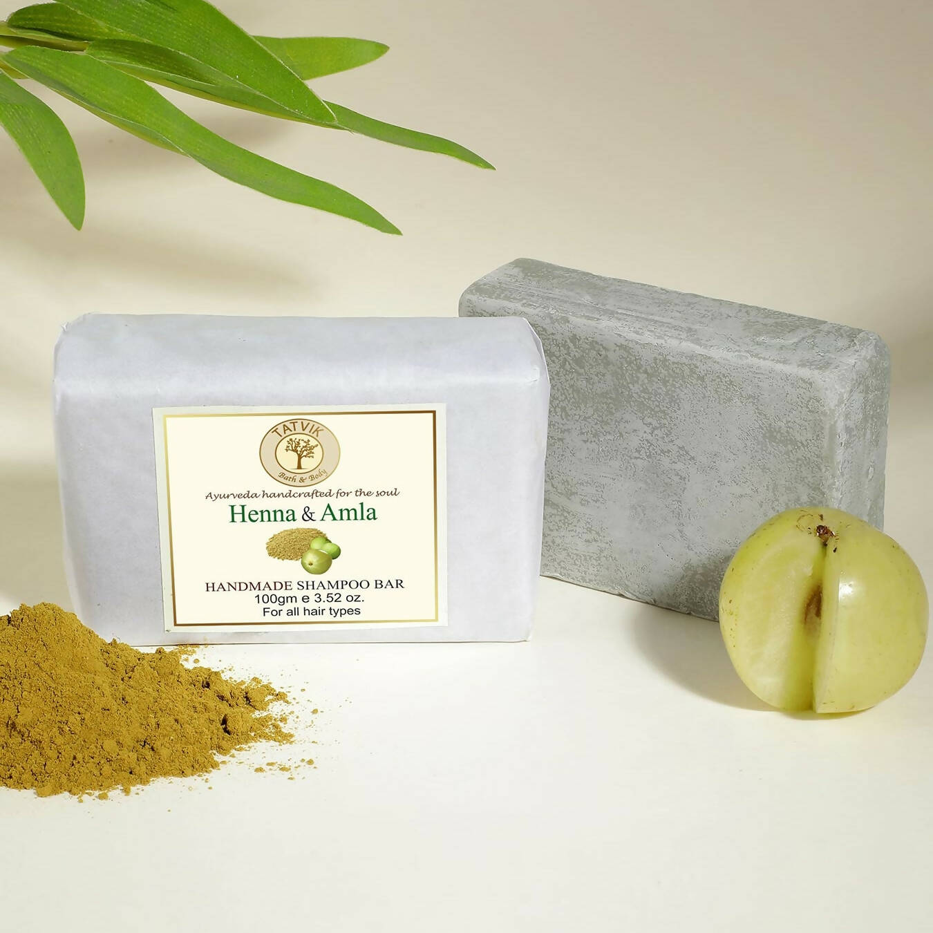 Buy Tatvik Ayurveda Henna & Amla Shampoo Bar from DrMediCart, Ship from India to USA