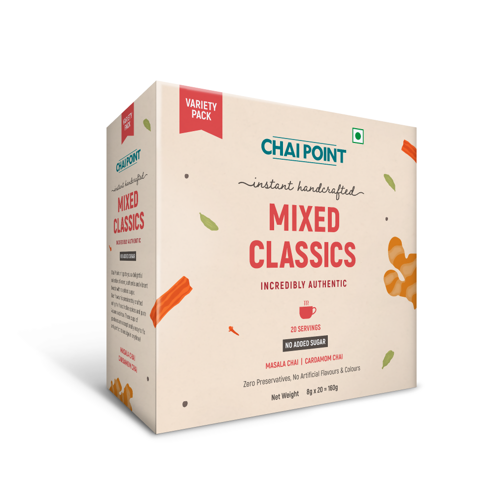 Chai Point Mixed Classics No Sugar  - Instant Tea Premix
