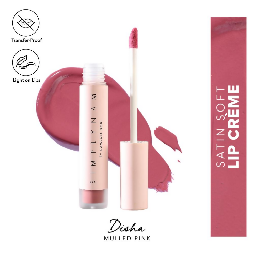 Simply Nam Satin Soft Lip Creme - Disha Mulled Pink