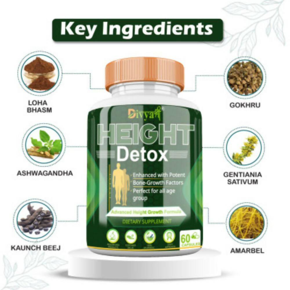 Buy Divya Shree Height cleanse  Capsules from DrMediCart, Ship from India to USA